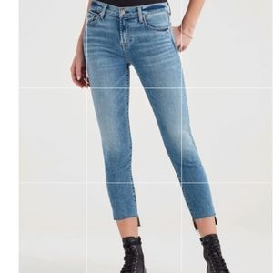 Max Jeans Step Up Hem Crop